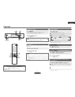 Предварительный просмотр 11 страницы Denon Professional DN-C100 Operating Instructions Manual