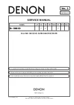 Preview for 1 page of Denon S-5BD Service Manual