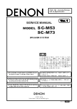 Denon SC-M53 Service Manual preview