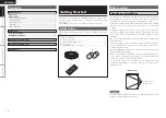 Preview for 4 page of Denon Speaker SC-CX101 Owner'S Manual