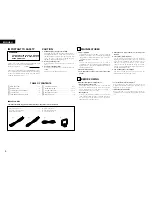 Предварительный просмотр 4 страницы Denon TU-201SA Operating Instructions Manual