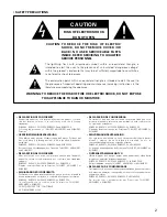 Предварительный просмотр 2 страницы Denon TU-235RD Operating Instructions Manual