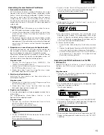 Preview for 15 page of Denon TU-235RD Operating Instructions Manual