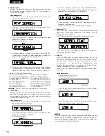 Preview for 16 page of Denon TU-235RD Operating Instructions Manual