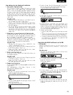 Предварительный просмотр 10 страницы Denon tu-245 Operating Instructions Manual