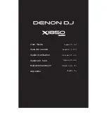 Preview for 1 page of Denon X1850 User Manual