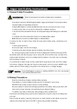 Preview for 3 page of DENRYO PANcharge1k User Manual