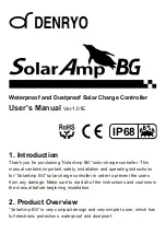 DENRYO Solar Amp BG User Manual preview