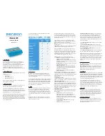 Предварительный просмотр 2 страницы Dension Blueway 500 General Installation Manual