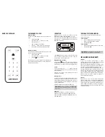 Предварительный просмотр 2 страницы Dension DBR-9202-1 User Manual