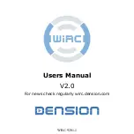 Предварительный просмотр 1 страницы Dension WiRC User Manual