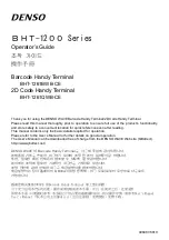 Denso BHT-1261BWB-CE Operator'S Manual preview