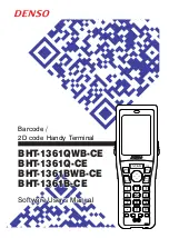 Denso BHT-1361B-CE Software User Manual preview