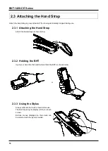 Предварительный просмотр 27 страницы Denso BHT-1400BWB-CE Hardware User Manual