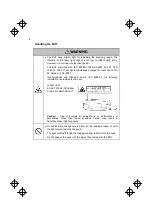 Preview for 8 page of Denso BHT-202Q-CE Operator'S Manual