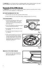 Предварительный просмотр 2 страницы Denso First Time Fit TPMS Sensor Removal/Installation Instructions