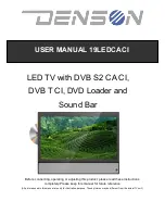 Denson 19LEDCACI User Manual preview