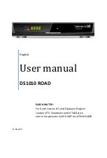 Denson DS1010 ROAD User Manual предпросмотр