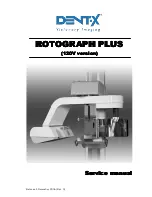 DENT-X ROTOGRAPH PLUS Service Manual предпросмотр