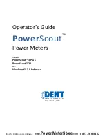 Предварительный просмотр 1 страницы Dent PowerScout 24 Operator'S Manual