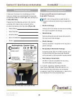 Preview for 34 page of DentalEZ NuSimplicity User Manual