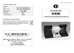 Предварительный просмотр 1 страницы dentalfarm SHINE Instruction And Maintenance Manual