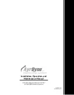 Предварительный просмотр 44 страницы Dentech AYRDYNE Installation, Operation And Maintenance Manual