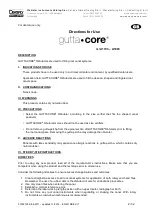 Preview for 2 page of Dentsply Maillefer GUTTA CORE A Series Directions For Use Manual