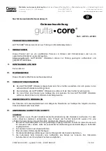 Preview for 14 page of Dentsply Maillefer GUTTA CORE A Series Directions For Use Manual