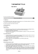 Preview for 10 page of Dentsply Maillefer THERMAPREP PLUS Directions For Use Manual