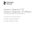 Dentsply Sirona Ceram.x Spectra ST Directions For Use Manual preview