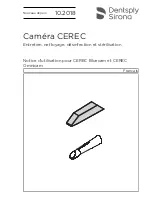 Preview for 55 page of Dentsply Sirona Cerec Bluecam Instructions Manual