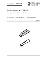 Preview for 107 page of Dentsply Sirona Cerec Bluecam Instructions Manual