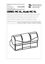 Preview for 1 page of Dentsply Sirona CEREC MC XL Supplement To Operating Instructions