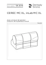 Preview for 27 page of Dentsply Sirona CEREC MC XL Supplement To Operating Instructions