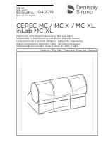 Preview for 1 page of Dentsply Sirona CEREC MC Supplement To The Operating Instructions