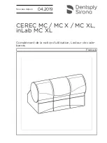 Preview for 27 page of Dentsply Sirona CEREC MC Supplement To The Operating Instructions