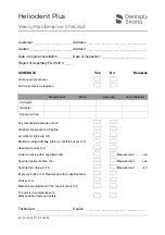 Preview for 12 page of Dentsply Sirona Heliodent Plus Instructions Manual