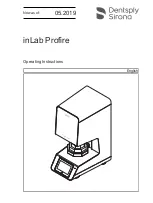 Preview for 1 page of Dentsply Sirona inLab Profire Operating Instructions Manual