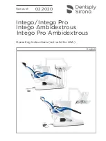 Dentsply Sirona Intego Operating Instructions Manual preview