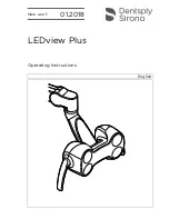 Preview for 1 page of Dentsply Sirona LEDview Plus Operating Instructions Manual