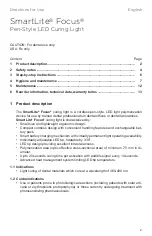 Preview for 6 page of Dentsply Sirona SmartLite Focus Manual