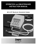 Preview for 1 page of DENTSPLY AEU-25T Operation And Maintenance Instruction Manual