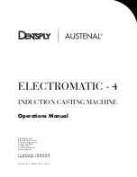 DENTSPLY AUSTENAL ELECTROMATIC-4 Operation Manual предпросмотр