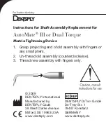 Preview for 3 page of DENTSPLY AutoMate III Manual