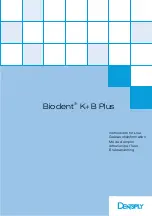 DENTSPLY Biodent K+B Plus Instructions For Use Manual preview