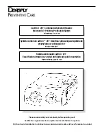 DENTSPLY Cavitron JET Directions For Use Manual preview