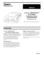 Preview for 2 page of DENTSPLY Cavitron Prophy-Jet Directions For Use Manual