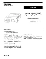 Preview for 45 page of DENTSPLY Cavitron Prophy-Jet Directions For Use Manual