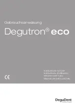 Preview for 1 page of DENTSPLY DeguDent Degutron eco Instructions For Use Manual